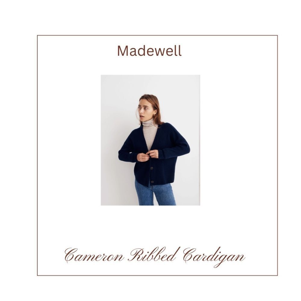 EUC Madewell Cameron Ribbed Cardigan